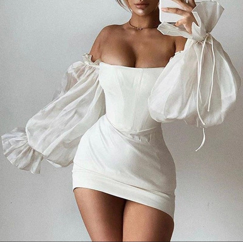 Sexy off the shoulder women’s dress